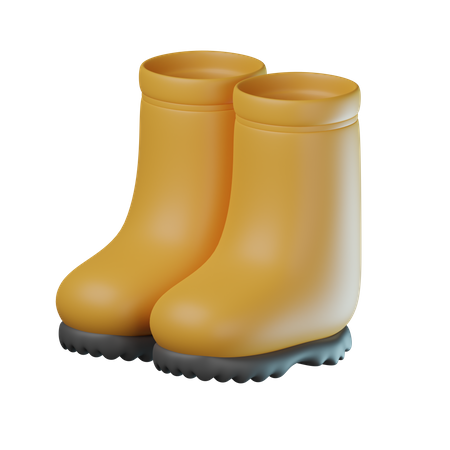 Bota de lluvia  3D Icon
