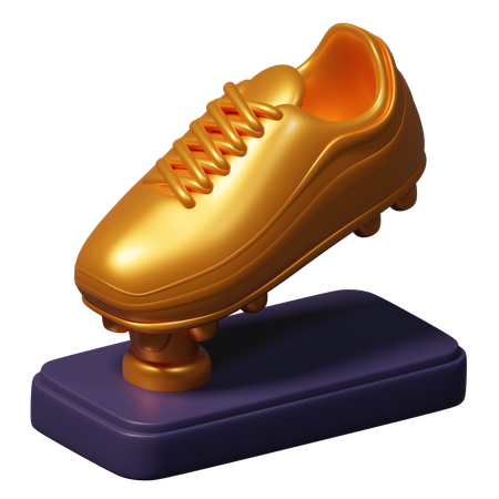 Bota de Oro  3D Icon