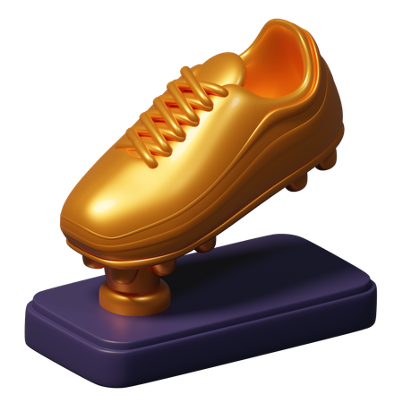 Bota de Oro  3D Icon