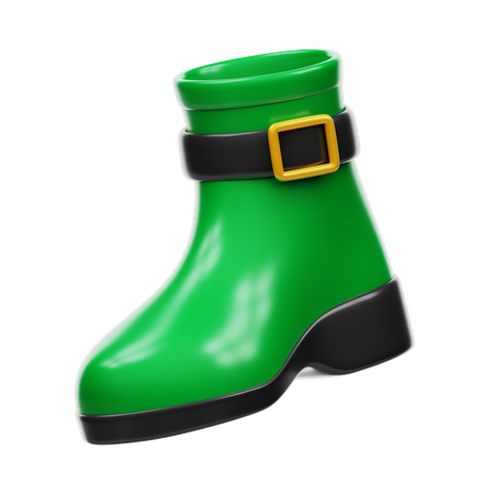 Bota de san patricio  3D Icon