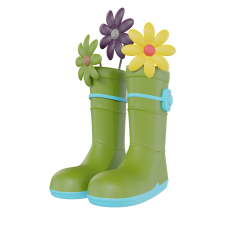 Bota de granja  3D Icon