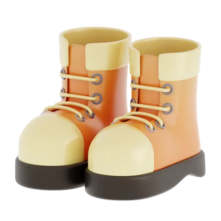 Bota larga  3D Icon