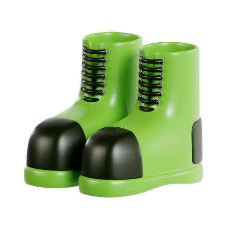 Bota militar  3D Icon