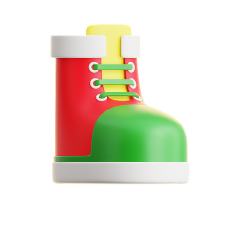 Bota de santa  3D Icon