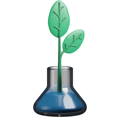 植物学  3D Icon