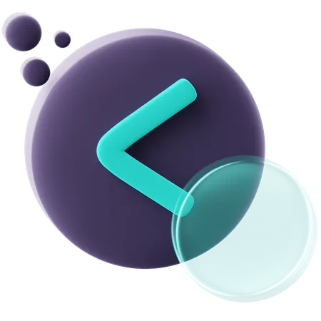 Botão anterior  3D Icon