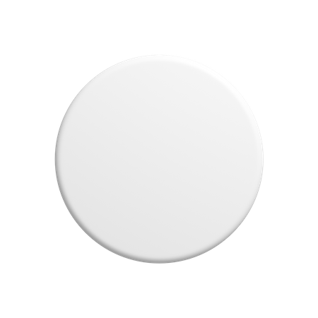 Botão círculo  3D Illustration
