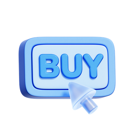 Botão comprar  3D Icon