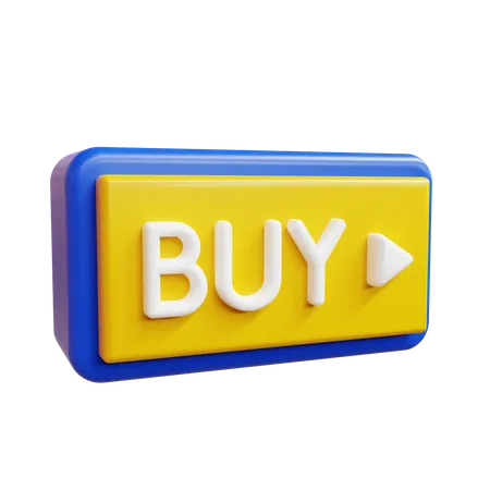 Botão comprar  3D Icon