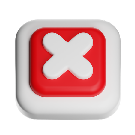 Botão de discordar  3D Icon