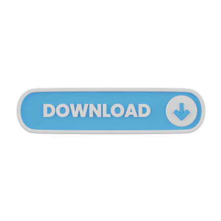 Botão de download  3D Icon