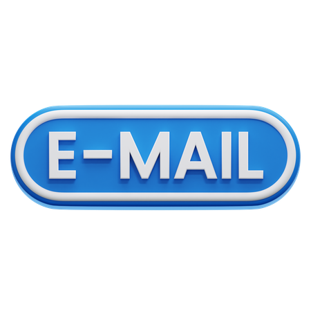 Botão de e-mail  3D Icon