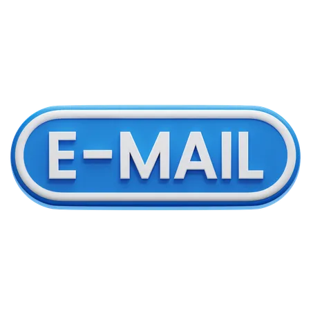 Botão de e-mail  3D Icon