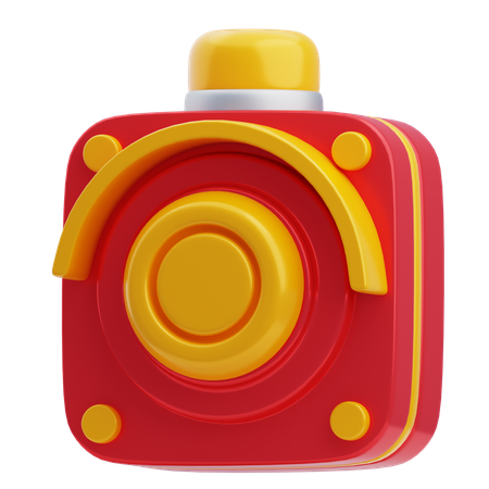 Botão de emergência  3D Icon