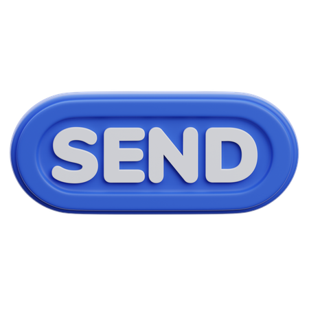 Botão enviar  3D Icon