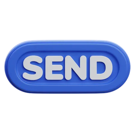 Botão enviar  3D Icon