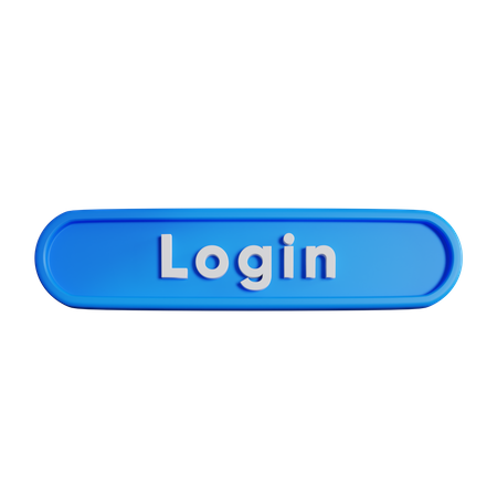 Botão de login  3D Icon