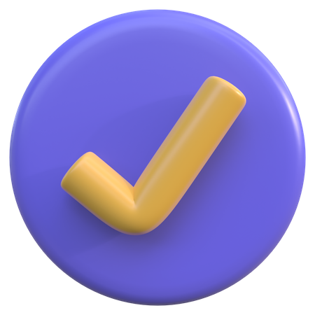 Botão de marcação  3D Icon