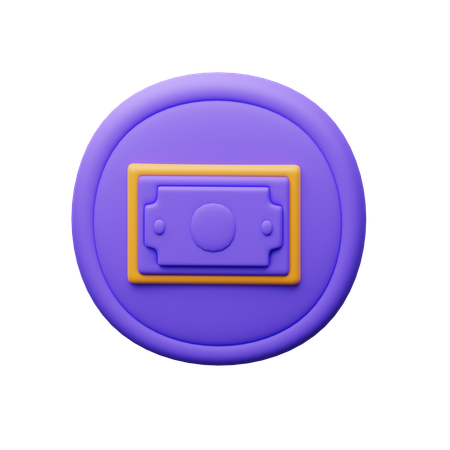 Botão de pagamento  3D Icon