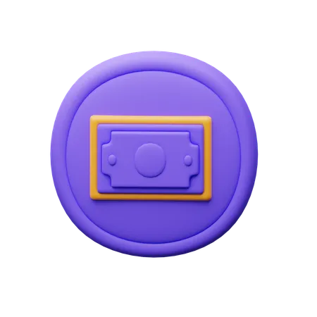 Botão de pagamento  3D Icon