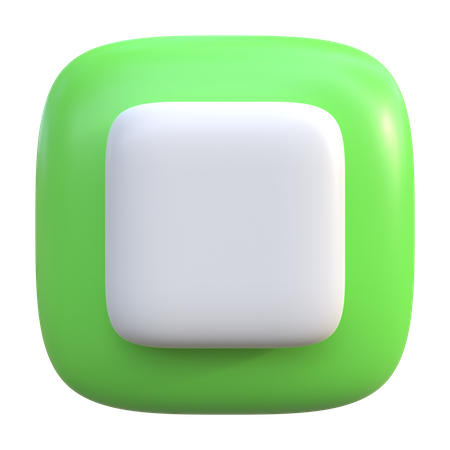 Botão de parada  3D Icon