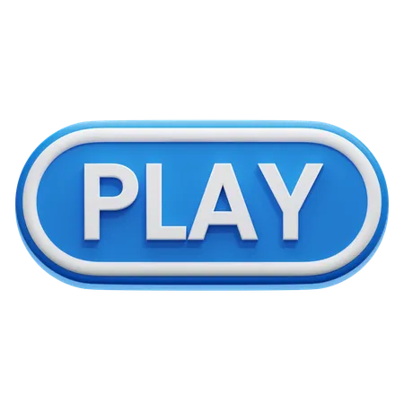 Botão Reproduzir  3D Icon