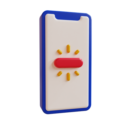 Botão de telefone  3D Icon