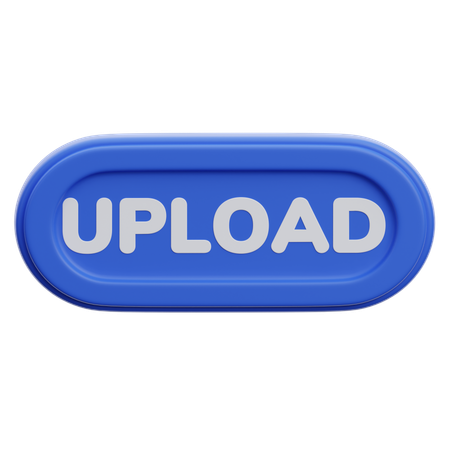 Botão de upload  3D Icon