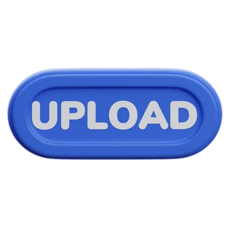 Botão de upload  3D Icon