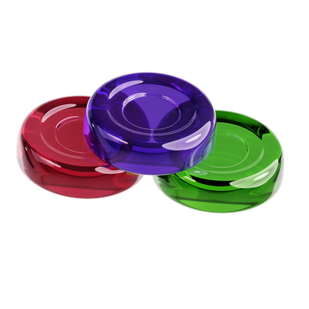 Botão Doces  3D Icon