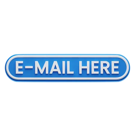 Botão de e-mail aqui  3D Icon