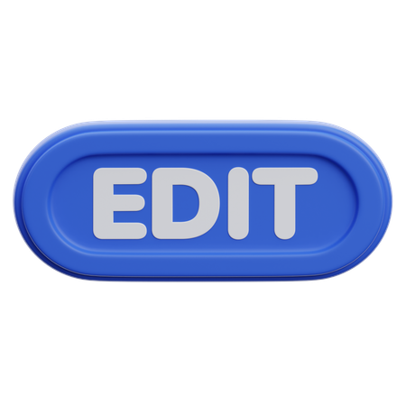 Botão editar  3D Icon