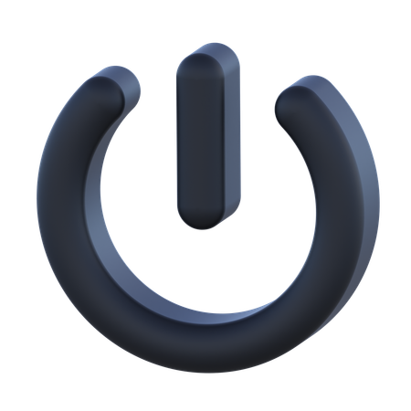 Botão liga/desliga  3D Icon