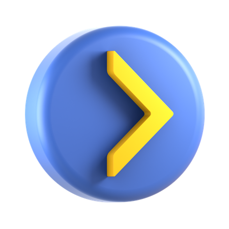 Próximo botão  3D Icon