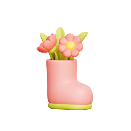 Botas  3D Icon