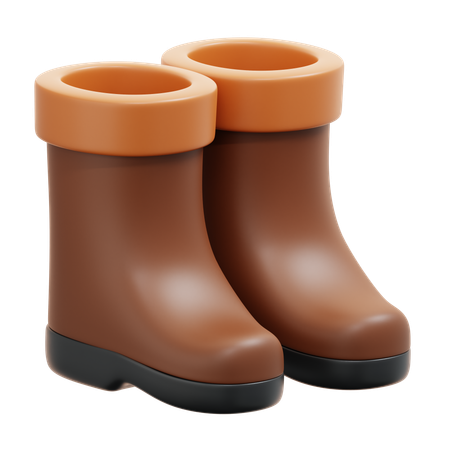 Botas  3D Icon