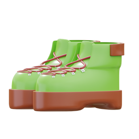 Botas  3D Icon