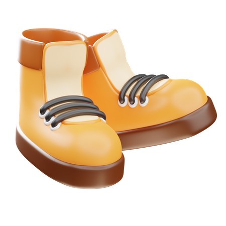 Botas  3D Icon