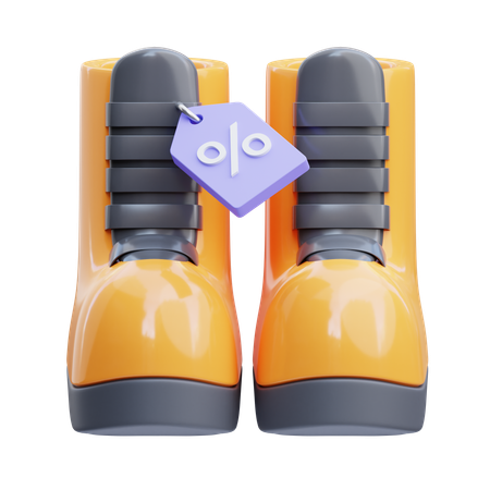 Botas  3D Icon