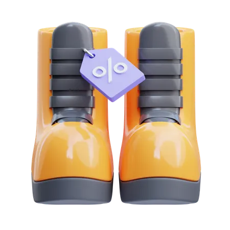 Botas  3D Icon