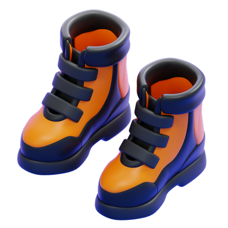 Botas  3D Icon