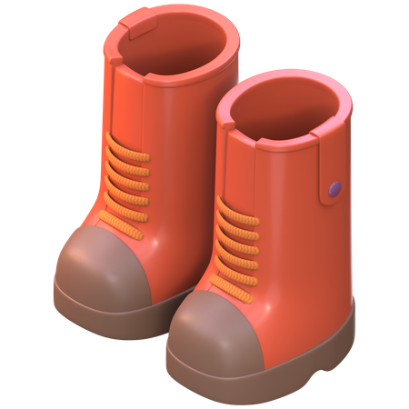 Botas  3D Icon