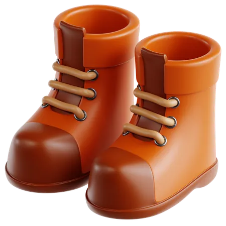 Botas  3D Icon