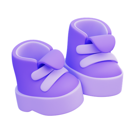 Botas  3D Icon