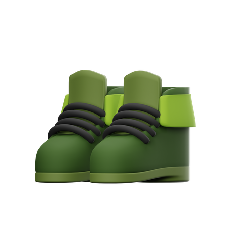 Botas  3D Icon