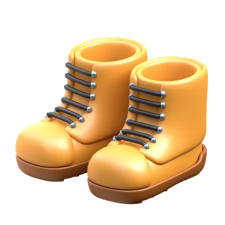 Botas de arqueólogo  3D Icon