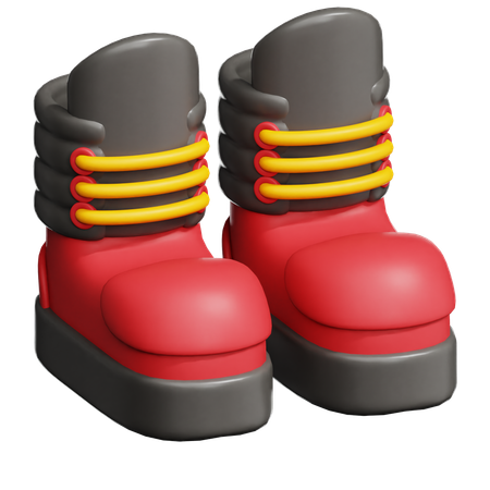 Botas de bombeiro  3D Icon