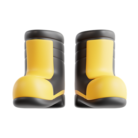 Botas de bombero  3D Icon