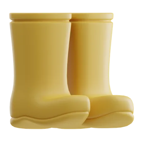 Botas de borracha  3D Icon