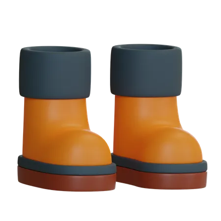 Botas de borracha  3D Icon